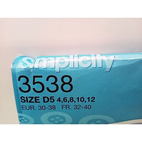 Simplicity 3538 Sewing Pattern 2 Length Jacket Sz D5 4 6 8 10 12 Project Runway - Picture 2 of 3